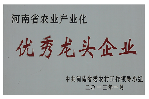 河南省農業產業化優秀龍頭企業